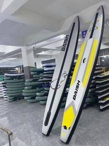 Planche de surf de course OEM de 14 <span class=keywords><strong>pieds</strong></span> planche de course <span class=keywords><strong>gonflable</strong></span> à double couche avec point de chute et accessoires de sac - Product Image 3