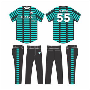 Nouveau modèle d'uniforme de baseball sublimé à prix d'usine/service OEM d'uniforme de baseball personnalisé à la mode de conception et de taille - Product Image 2