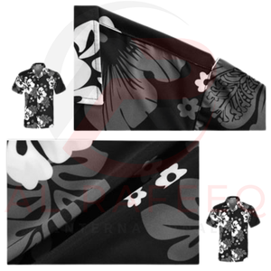 Venta caliente camiseta de los hombres totalmente impreso poliéster algodón impreso hombres playa camiseta hecha a medida media manga camiseta - Product Image 4