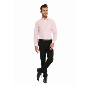 Chemise Homme Slim Fit Rose Clair de Qualité Supérieure pour le Travail, les Occasions Décontractées et Formelles – Disponible à l'Exportation, Prix depuis l'Inde - Product Image 1