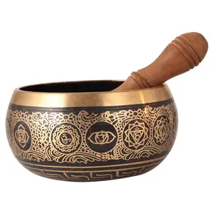 wholesale chakra alchemy sound mallet Tibetan bowl Singing bowl for meditation healing from India