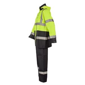 Vêtements de sécurité, uniforme de travail, vente en gros, combinaison de sécurité haute visibilité en polyester, vêtements de travail personnalisés, antibactérien, unisexe, construction - Product Image 4