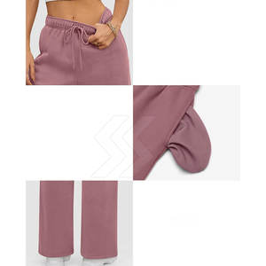 Bas prix vêtements de mode femmes pantalons de survêtement évasés respirant nouveauté femmes pantalons de survêtement évasés à vendre - Product Image 5