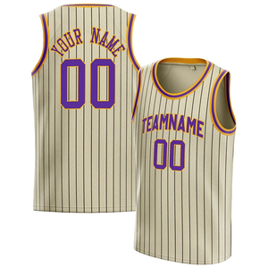 Maillot de basket-ball à logo personnalisé tendance à la vente chaude, tissu 100% polyester à séchage rapide, meilleure édition, créez votre propre maillot de basket-ball - Product Image 3