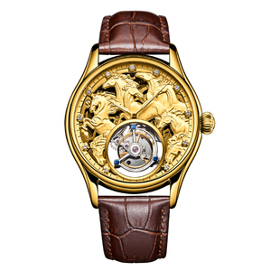 Montre mécanique automatique Tourbillon 7007 au design classique, montre de luxe pour homme, fabricant certifié - Product Image 2