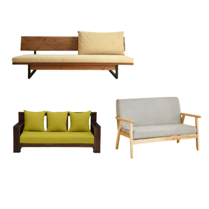 Nouveau design de canapé en bois trois places de style européen pour canapé en tissu de salon fabriqué en Indonésie - Product Image 4