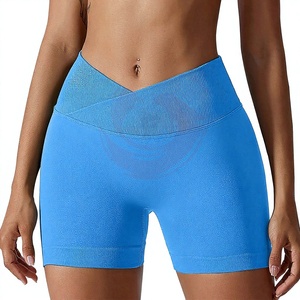 Women Gym <b>Shorts</b> <b>Tight</b> Fit Compression Workout <b>Shorts</b> Bodybuilding Fitness <b>Shorts</b> Ladies Custom Logo Print OEM Services - Product Image 1