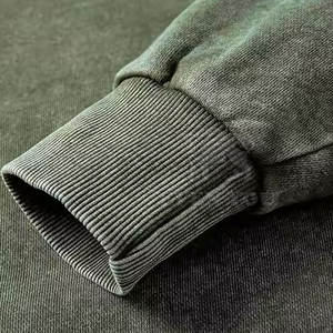 Nouveauté, vente chaude, sweats à capuche pour hommes en tissu délavé à l'acide, sweats à capuche pour hommes en tissu délavé à l'acide, design personnalisé, vente en gros - Product Image 3