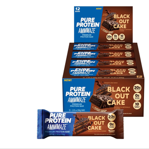 Barras de Proteína Pure Protein AMMMAZE Blackout Cake (12 unidades) - Product Image 1