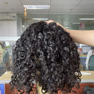 ผมหยิกพม่าผมธรรมชาติสีดิบเวียดนามมนุษย์ผมขายส่งผลิตภัณฑ์ต่อผมธรรมชาติสําหรับผู้หญิง - Product Image 1