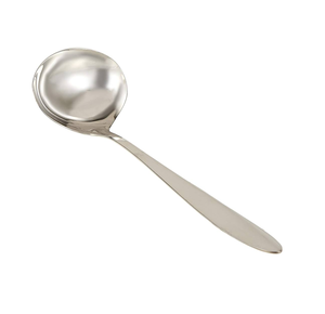 Cuchara de sopa de acero inoxidable al por mayor, utensilios de cocina, espátula, juego de cucharas de sopa, mango de tubo redondo, utensilios de cocina, gran oferta - Product Image 4