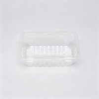 Barquette transparente en PET de qualité alimentaire pour emballage sous vide de fruits et barquettes alimentaires jetables
