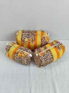 Juego de 3 Bolsas de Maquillaje Casuales Ligeras con Cierre de Cremallera y Estampado Animal (Tigre), Organizador de Cosméticos de Gran Capacidad - Product Image 4