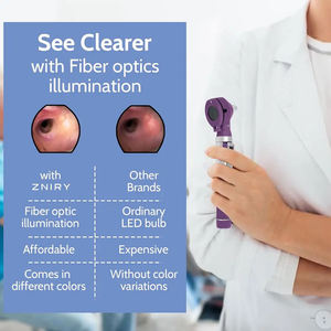 High Visibility Manual Medic Instrument <b>Otoscope</b> with Bright Light and Durable Design for ENT Surgical Use CE Certified - Product Image 6