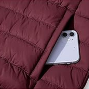 Professional Quality Winter Puffer Jacket Unisex Shiny Bubble <b>Quilted</b> Coated Front Waterproof Windproof Eco-Friendly Custom - Product Image 2