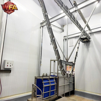 Chaîne de production complète pour l'abattage de porcs, machines d'abattage de porcs, équipement de boucherie porcine, convoyeur de désagrégation pour usine de transformation de viande de porc