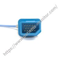 Câble d'extension SpO2 JL-900P PN K931 de qualité médicale, couleur bleue, stable et durable pour la connectivité des moniteurs patient