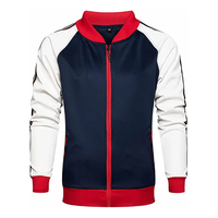 Survêtement de sport pour homme grande taille avec logo personnalisé, veste de sport et pantalon de survêtement de qualité supérieure pour l'entraînement en salle de sport
