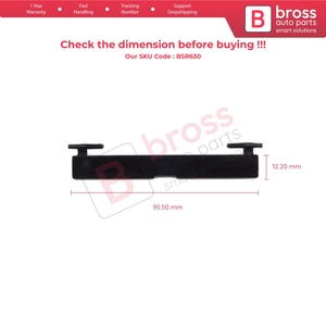 ฝาครอบเชื่อมต่อราวหลังคา BSR630 ขนาด 95 มม.*12 มม. สำหรับรถยนต์ E Class W213 S213 ปี 2016-2023 รุ่น A2136900182 - Product Image 6