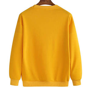 Moda Street Wear Hombres Drop Shoulder Plain Sudadera de gran tamaño Color sólido Casual Cuello redondo Invierno para sudaderas con capucha - Product Image 2