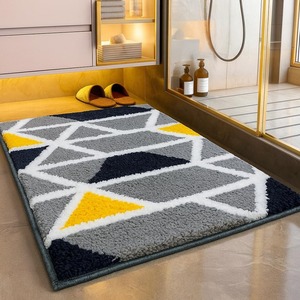 Tapis de sol antidérapant super doux en microfibre pour salle de bain/chambre à coucher/cuisine/maison - Product Image 2
