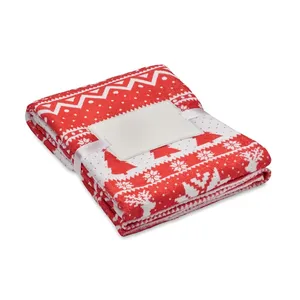Coperta Sostenibile TOSTI in Pile RPET per Merchandising, Morbido Pile Corallo - Product Image 2