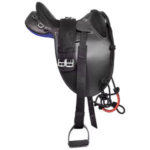 Selle de cheval tout usage en cuir pur de qualité supérieure noire/selle de cheval en cuir véritable selles de cheval de haute qualité - Product Image 5