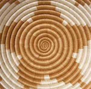 Panier mural en rotin bambou bohème minimaliste fait à la main écologique couleur personnalisée rangement pour l'organisation de la maison - Product Image 2