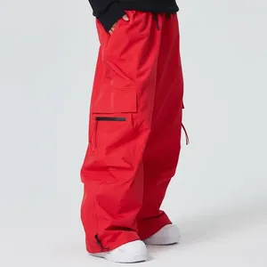 Pantalon de ski et de snowboard toutes saisons, grande taille, imprimé, imperméable, coupe-vent, isolé, taille ajustable, neige - Product Image 4