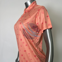 Camisas de Mujer de Alta Calidad, Tendencia 2026, Color Naranja, Algodón Transpirable, la Mejor Tela para Camisas, Estilo Casual
