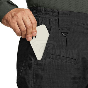 Pantalon de sécurité réfléchissant haute visibilité personnalisé en usine pantalon en coton imperméable avec taille haute et basse nouveau design - Product Image 6