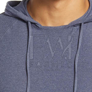 เสื้อฮู้ดโอเวอร์ไซส์เปิดไหล่สำหรับผู้ชายเสื้อผ้าฝ้าย100% สีแบบเรียบง่ายเสื้อผ้าแนวสตรีทสำหรับฤดูหนาว - Product Image 4