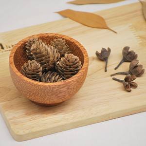 Smoothie & <b>dessert</b> serving <b>bowl</b> made of natural coconut wood wholesale wooden <b>bowls</b> from factory - Product Image 4