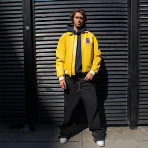 Chaquetas Casuales Avirex de la Mejor Calidad, Cuello Alto, Estilo Urbano, Cuero Resistente, Color Sólido, Precio al por Mayor - Product Image 5