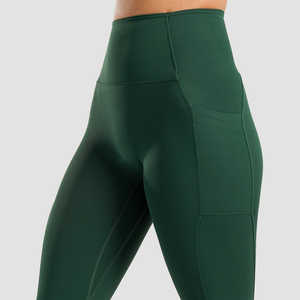 กางเกงเลกกิ้งแบบเรียบง่าย เอวยืดหยุ่น พิมพ์ลาย คุณภาพสูง เป็นมิตรกับสิ่งแวดล้อม แห้งเร็ว กระชับ รองรับการเคลื่อนไหว ยืดหยุ่น สวมใส่สบาย - Product Image 5