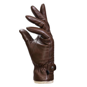 Guantes de cuero de calidad superior para hombre Último estilo Tarifa asequible Venta caliente Guantes de cuero ligeros con logotipo/colores personalizados - Product Image 2