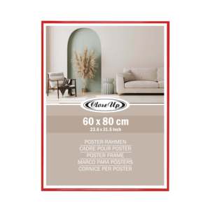 Red Plastic <b>Poster</b> Frame 60 X 80 cm Size - Product Image 5