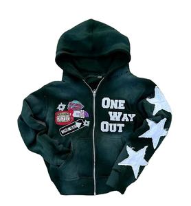 Jogging Suit 100% Poliéster Chándal Grueso Pesado Chándales Unisex Pantalones de chándal y Sudadera con capucha Conjunto Hombres - Product Image 1