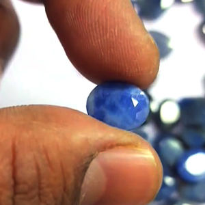 155 pièces de saphir bleu naturel 6mm à 18mm facette ovale 1000 cts lot Iroc ventes haute qualité saphir corindon pierre précieuse en vrac - Product Image 2