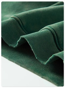 Pulls unisexes en gros de haute qualité 100% coton polaire hommes Vintage sweat à capuche uni lavé à l'acide sweat à capuche personnalisé vierge pour hommes - Product Image 4