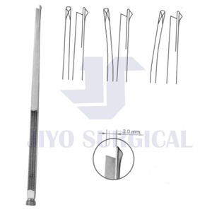 Instrumento quirúrgico de acero inoxidable Schrom Osteotome para corte y modelado de huesos en cirugía oral maxilofacial e implante - Product Image 5