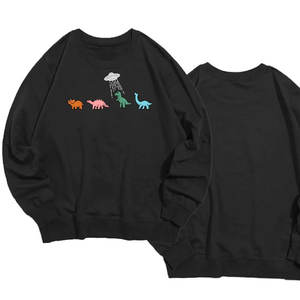 เสื้อฮู้ดสวมหัว XS ของผู้ชายเสื้อสเวตเชิ้ตผ้าโพลีเอสเตอร์ผ้าฝ้ายกันความร้อนงานปัก3D ตามสั่ง - Product Image 4