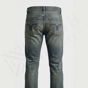 Pantalones Vaqueros de Mezclilla para Hombre 2025, Pantalones Ajustados, Vaqueros Ajustados para Hombre, Venta al por Mayor de Fábrica, Transpirables, Rectos, Servicio OEM - Product Image 2