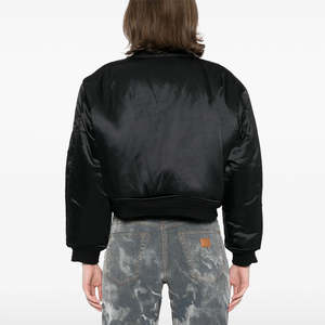 Custom Made Logo Men's <b>Jackets</b> Varsity Bomber Baseball Letterman <b>Jacket</b> Silk Satin Varsity <b>Jacket</b> - Product Image 4