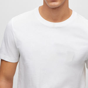 Été 260g T-shirt de couleur unie de coupe régulière pour hommes T-shirt unisexe à manches courtes en tricot gaufré - Product Image 4