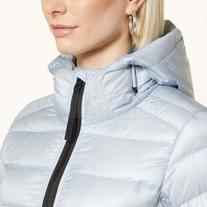 แจ็กเก็ตปลาปักเป้าสำหรับผู้หญิงแจ็กเก็ตขนเป็ดแขนยาวผ้าไนลอน/โพลีเอสเตอร์สำหรับผู้หญิงดีไซน์ใหม่ - Product Image 5