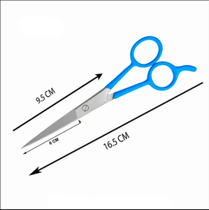 Outil de coiffure professionnel de 6 pouces avec ciseaux laser à lame en acier inoxydable dentelé pour l'amincissement de la coupe de cheveux de qualité industrielle - Product Image 1