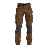 Pantalones Cargo de Pierna Ancha para Hombre, Resistentes al Agua, de Poliéster/Algodón, Tipo Lona, de Alta Calidad, para Mecánicos