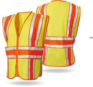 Vêtements de sécurité réfléchissants noirs haute visibilité, gilet de sécurité réfléchissant personnalisé avec poches, gilets de sécurité - Product Image 6