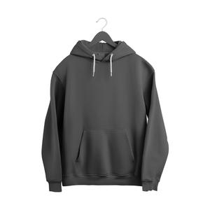 เสื้อมีฮู้ดขนาดใหญ่ใส่ได้ทั้งชายและหญิง, เสื้อสเวตเตอร์ถักลายสีพื้นผ้าฝ้าย100% ใส่สบายสวมใส่ได้ทุกวันขนาดพิเศษ - Product Image 5